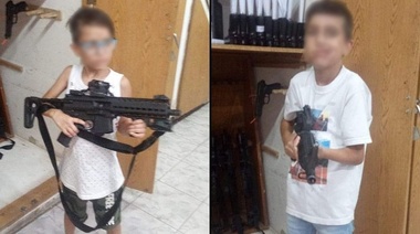 El Servicio Penitenciario apartó al oficial que fotografió a sus hijos con armas de guerra