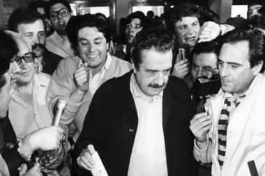 Benito recordó los 37 años del triunfo de Alfonsín