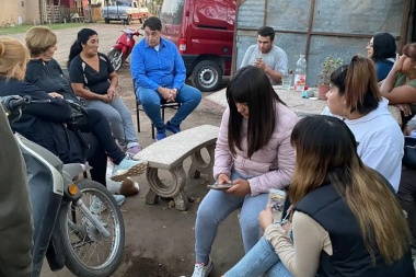 Con críticas a la seguridad, Chami continúa recorridas barriales en Junín
