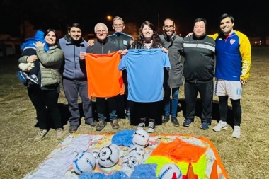 Diputada chacabuquense entregó aporte nacional a una entidad deportiva