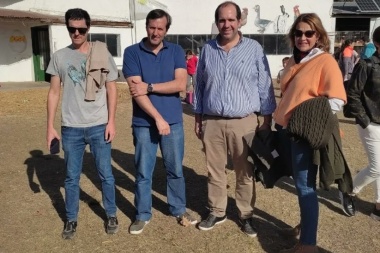 Junto a Esponda, legisladores de Coalición Cívica recorrieron la ExpoJunín
