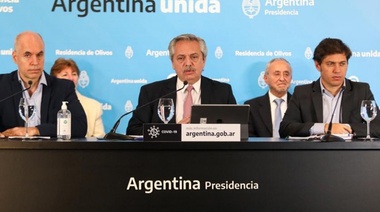 El Presidente anunció la extensión del aislamiento en el AMBA y la fase 4 para el resto del país