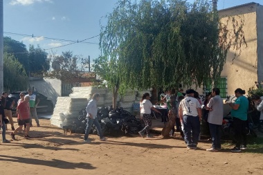 Micheli entregó ayuda social en Junín y adelantó la visita de Tolosa Paz