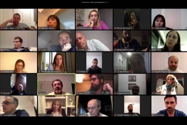 Senadores bonaerenses de Juntos por el Cambio se reunieron online con María Eugenia Vidal