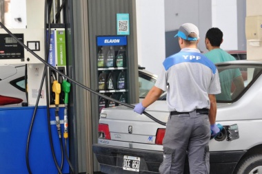 YPF sube 9,5% sus combustibles a partir de este lunes