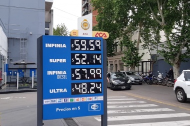 El litro de nafta súper en Junín supera los 52 pesos y el gasoil los 48