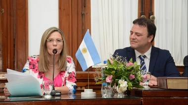 Gentile asumió y dejó un mensaje de unidad para 9 de Julio