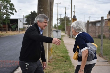 Britos visitó Moquehuá y destacó obras que "significan gran avance en la calidad de vida de los vecinos"