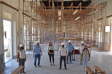 Recorrida de obra en la Escuela Normal: se destinaron cerca de $6.000.000 del Fondo Educativo