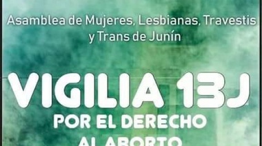 Organizan vigilia en la "Casa del Pueblo" de Junín esperando la despenalización del aborto