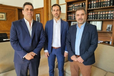 Con Ritondo, Petrecca gestionó por la continuidad del Paso Bajo a Nivel
