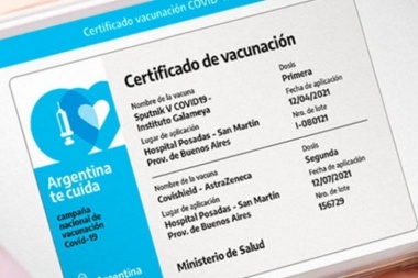 Barroso implementará el “pase sanitario” para 9 de Julio