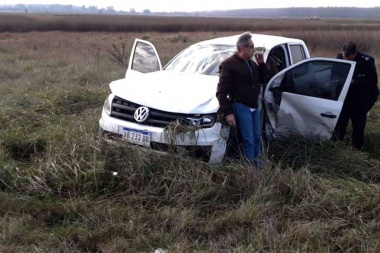 Secretaria de Salud de Bragado se accidentó en la Ruta 46