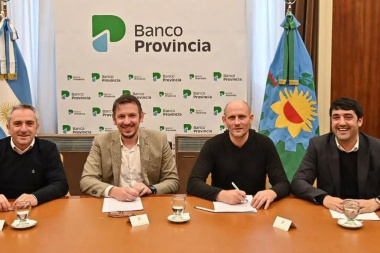 Lago firmó convenio con Banco Provincia