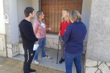 El oficialismo en Junín sigue con los timbreos con todos sus funcionarios en las calles
