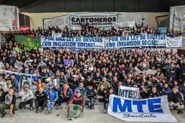 Juninenses participaron del Plenario Nacional de cartoneros y cartoneras
