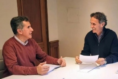 Martínez estuvo con Katopodis gestionando obras para Rivadavia