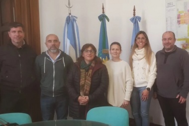 María José Gentile recibió a dirigentes de ATE Junín