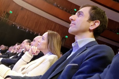 Petrecca se mostró con Larreta y Vidal en la reunión de gabinete ampliado