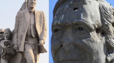 Atacaron a tiros un monumento del ex presidente Néstor Kirchner en Vedia