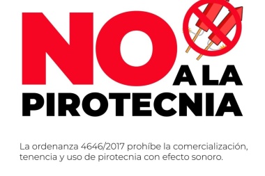 Prohíben la venta y utilización de pirotecnia en Trenque Lauquen