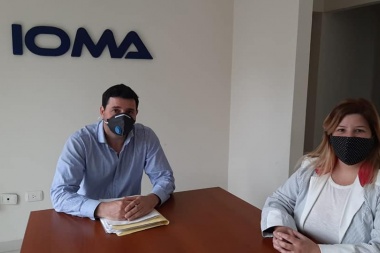 La Secretaria General de Suteba Junín se reunió con el Director Regional de IOMA