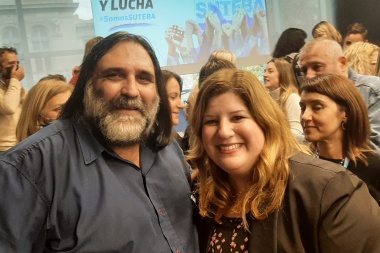 Sierra asumió como dirigente provincial de Suteba