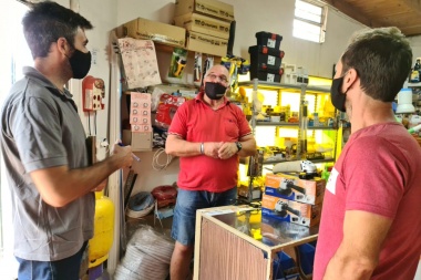 “La crisis económica golpea muy fuerte a los comercios pequeños", dijo Fiorini