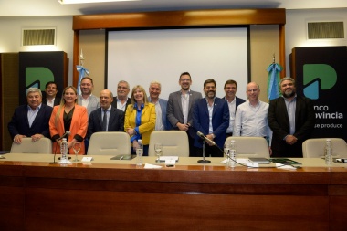 Municipios de la cuarta firmaron acuerdo de leasing con Banco Provincia
