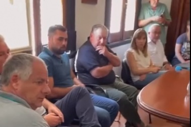 Battaglia analizó la situación productiva del campo arenalense debido a la sequía