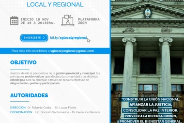 Se realizará en la Provincia un seminario sobre gestión pública local y regional