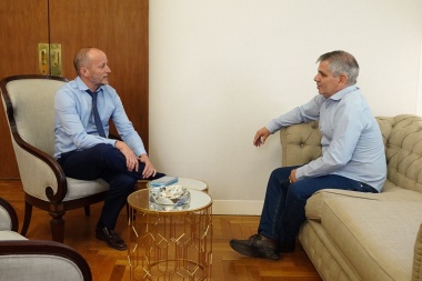 Insaurralde recibió a Britos por obras y gestión para Chivilcoy