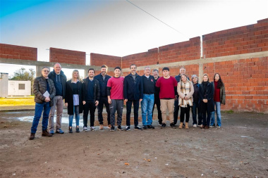 Gobierno de Junín invierte $60 millones para reactivar la obra de la Escuela Técnica N°2