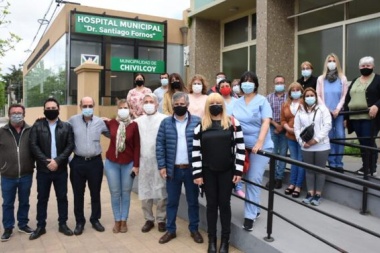 El intendente Britos reconoció al personal de salud de Chivilcoy por su rol en la pandemia