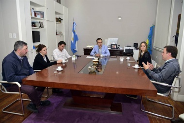 Petrecca y Tamarit recibieron a Gabriel Sanchez Zinny en Junín