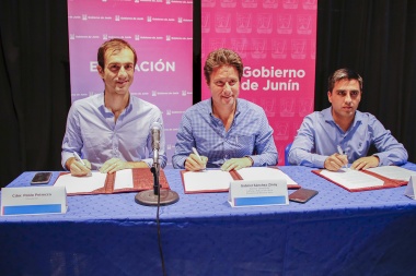 Petrecca recibió a Sánchez Zinny y anunció la construcción de un nuevo jardín de infantes