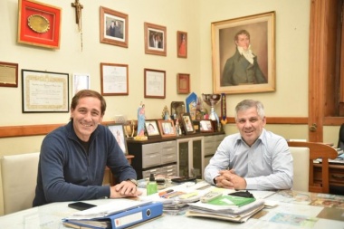 Garro visitó a Britos en Chivilcoy e insistió con el manejo de la policía local