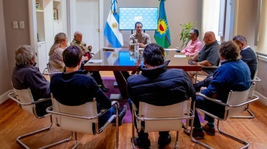 Petrecca recibió a miembros del fomentismo en Junín