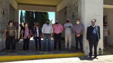 Integrantes de Tercera Posición rindieron homenajes a tres militantes de Junín