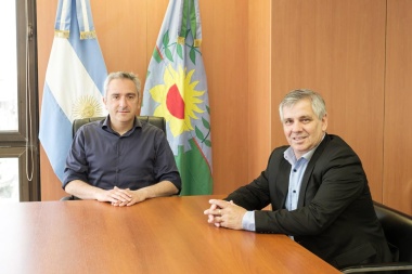 Britos se reunió con Larroque, para abordar la situación social del Distrito