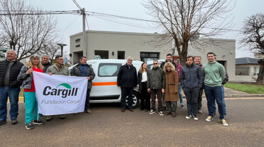 Alegre y su equipo visitaron Cañada Seca