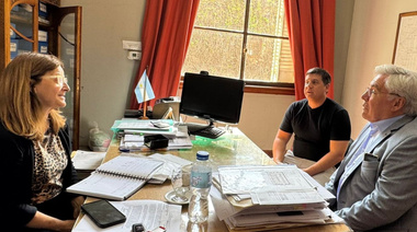 Alegre gestiona con Vialidad Provincial la continuidad de obras en General Villegas