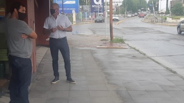 Comerciantes de Avenida Rivadavia plantearon inquietudes por la obra del paso bajo a nivel