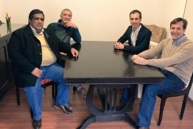 Petrecca se mostró con sus socios de Cambiemos