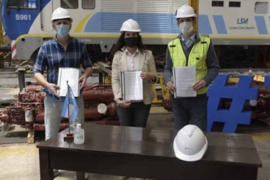 El municipio firmó convenio con empresa ferroviaria para que estudiantes realicen pasantías