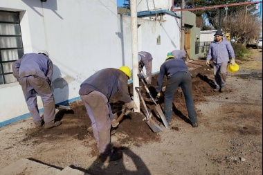 Avanza la obra de gas natural en Mechita
