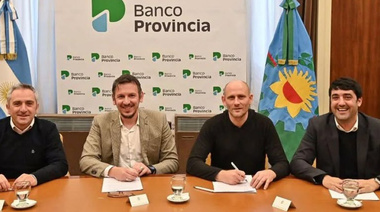 Lago firmó convenio con Banco Provincia