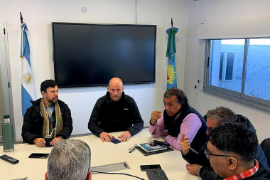 Lago estuvo en la base operativa del Ministerio de Seguridad
