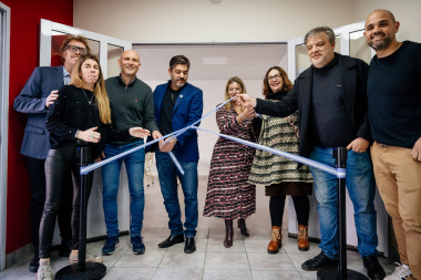 Bianco inauguró con Lago la ampliación del Centro Universitario en Alberti