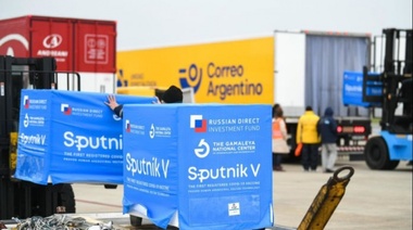Llegaron 400.000 dosis del componente 2 de Sputnik V